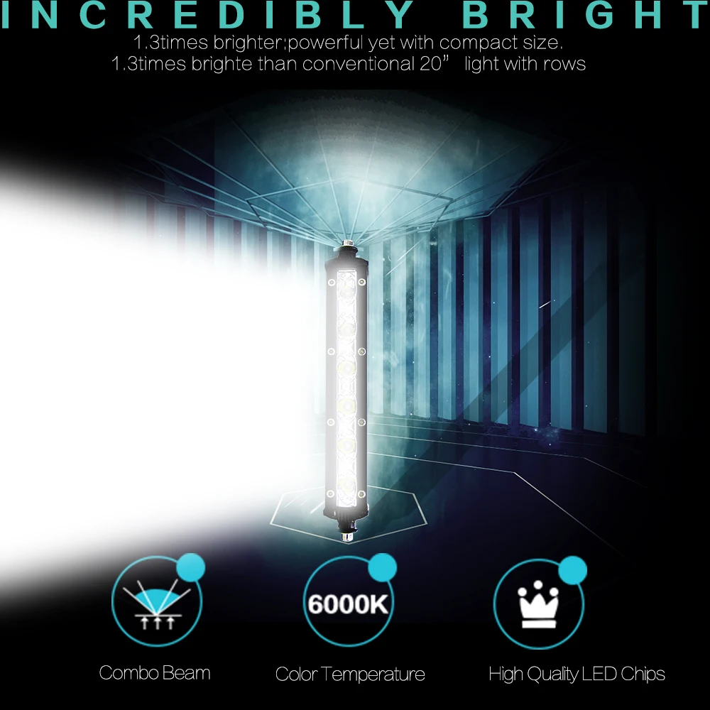 SHIELD 18W 36W Car Work Light Bar Spotlight Searchlight Led Bar for Jeep Boats ATV UTV SUV 4 Runner 4x4 Truck Offroad Driving SHIELD 18W 36W Car Work Light Bar Spotlight Searchlight Led Bar for Jeep Boats ATV UTV SUV 4 Runner 4x4 Truck Offroad Driving