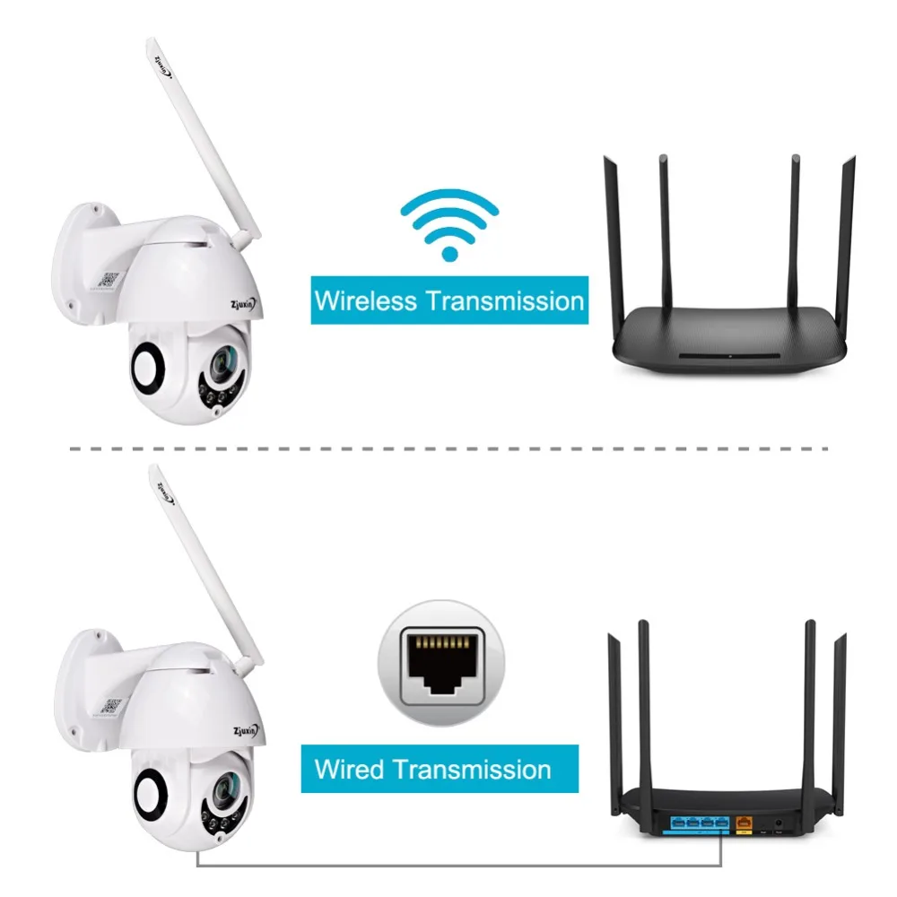 Câmera de Vigilância Segurança ao ar p sem Fio Zjuxin Câmera Wifi 1080 Ptz Velocidade Dome Cctv ir Onvif Livre Ipcam Camara Exterior ip 2mp 13 Câmeras de vigilância