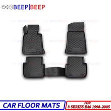 Автомобильные коврики для BMW 3 серии E46 1998-2005, автомобильные коврики, автомобильные коврики, пыленепроницаемый водостойкий автомобильный Стайлинг, украшение интерьера