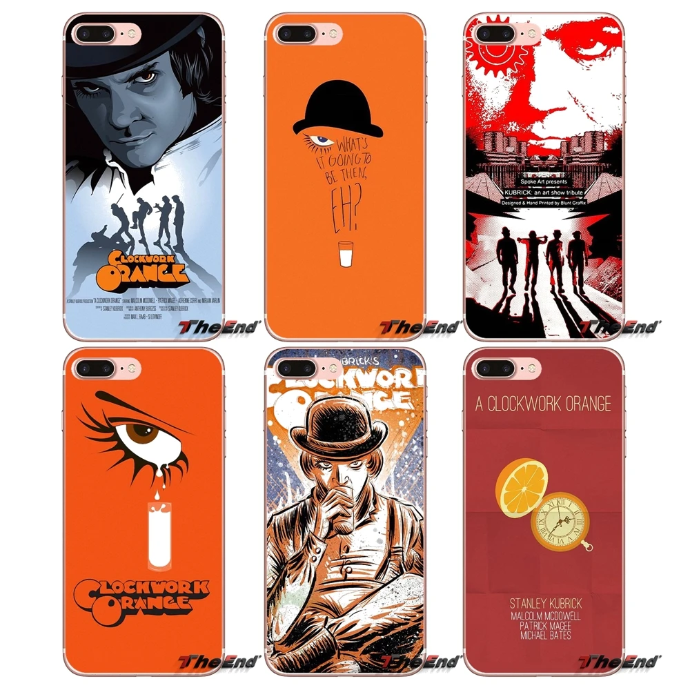 

For Huawei G7 G8 Ascend P7 P8 P9 Lite Honor 4C 5X 5C 6X Mate 7 8 9 Y3 Y5 Y6 II Pro A Clockwork Orange Poster Movie Print Case