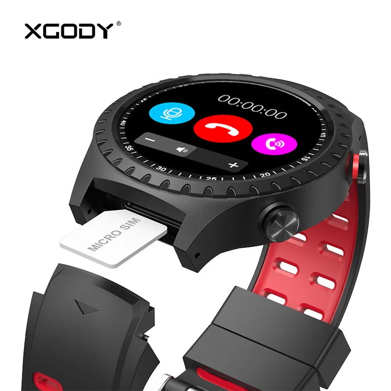 

Unlock 2G GSM Phone Call Smart Watch with Sim Card GPS Tracker IP67 Waterproof Smartwatch for Men Bluetooth Heart Rate Mobitor