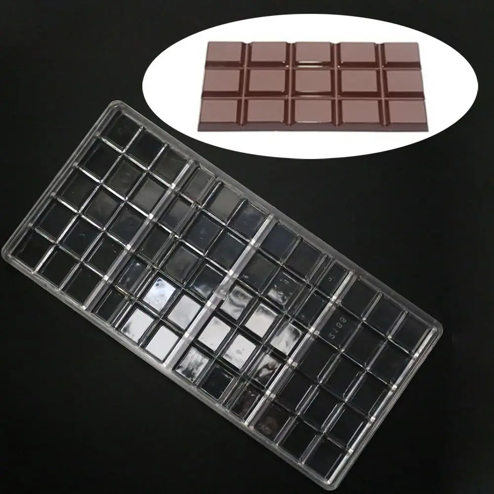 Buy Grainrain 4 Cavity Chocolate Bar Molds Clear Hard