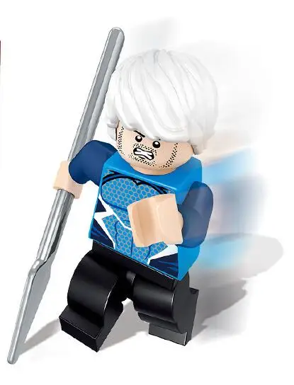 Legoings 8pcs Marvel X-men Magneto Professor X Mystique Quicksilver Phoenix Building Blocks Toys for Children