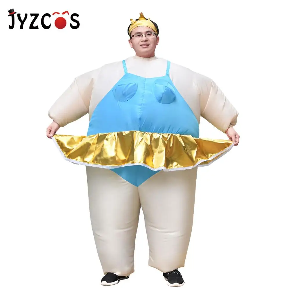 JYZCOS Purim Хэллоуин Рождественская вечеринка Надувной Костюм Балерины Страйд