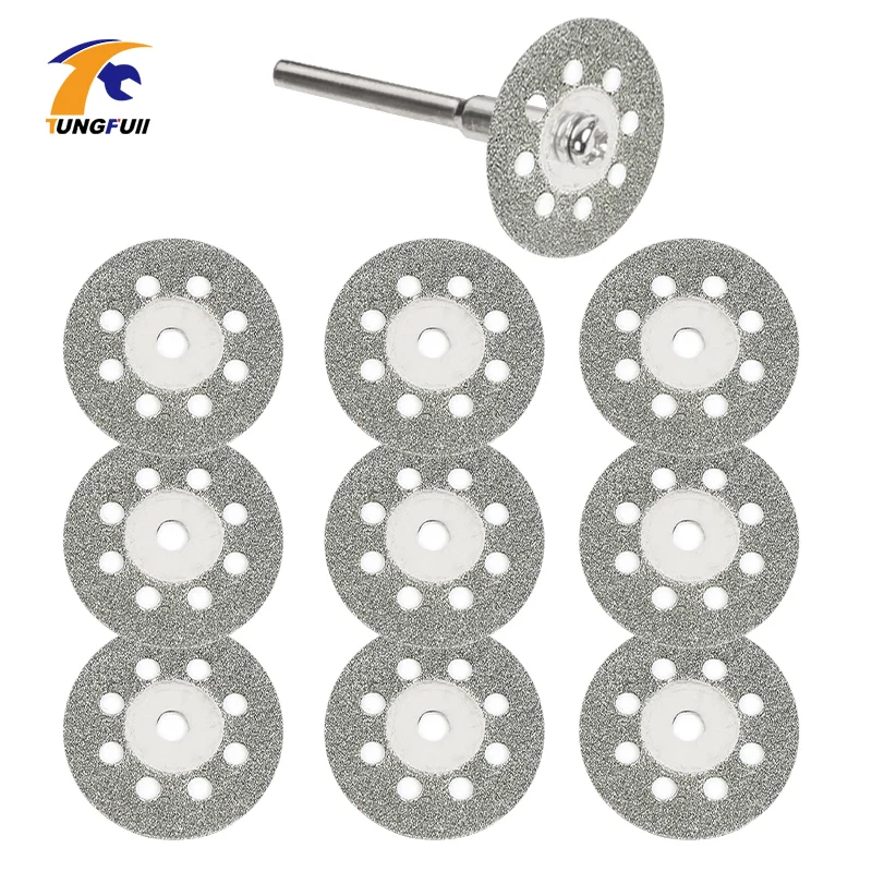 Tungfull 5x22 мм Dremel аксессуары алмазные диски Металлообработка циркулярная пила режущий диск для гравера электрическая мини-дрель