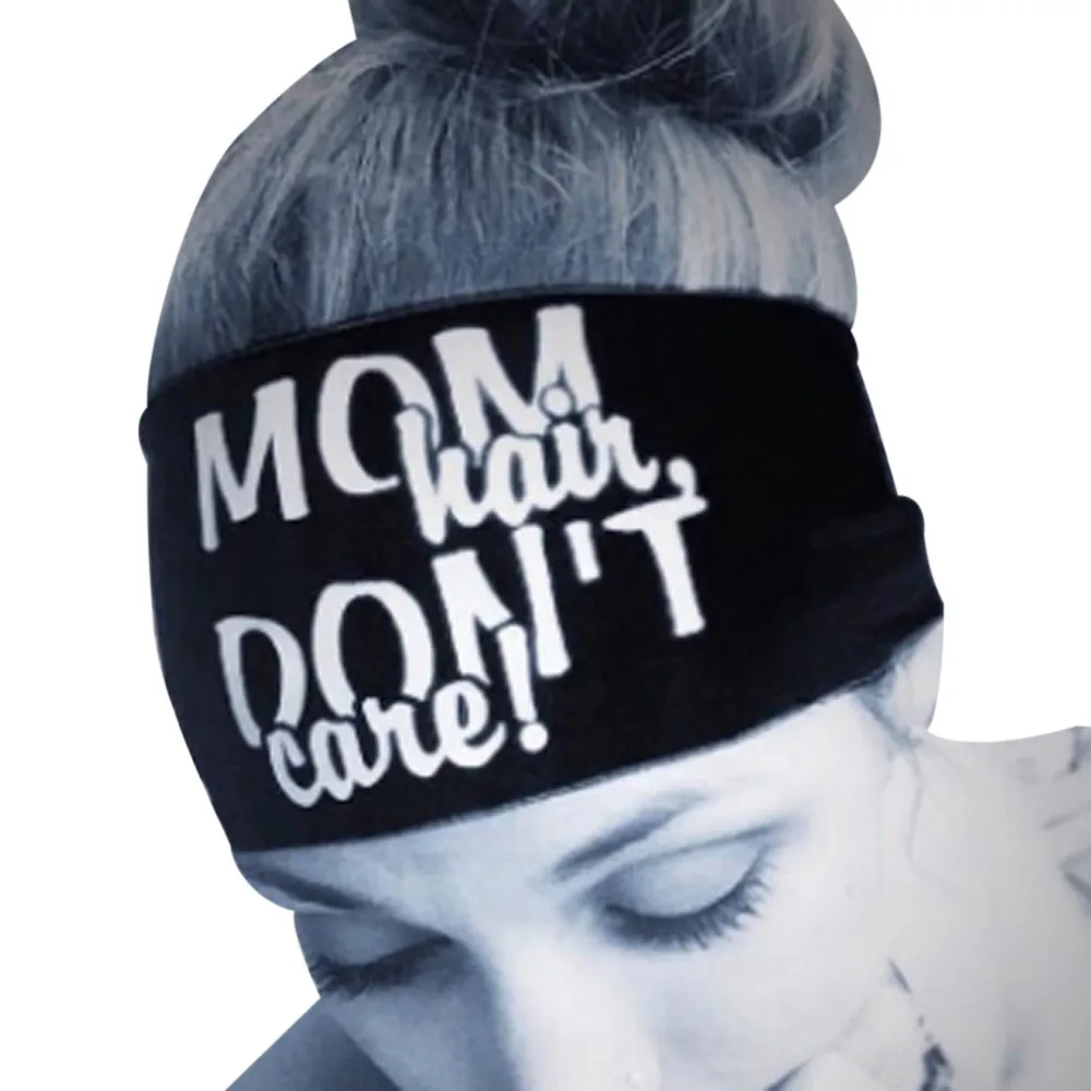 

Ladies Letter soft and comfortable Sports Yoga Sweatband Gym Stretch Headband Hair Band Convenient hair band Y50C