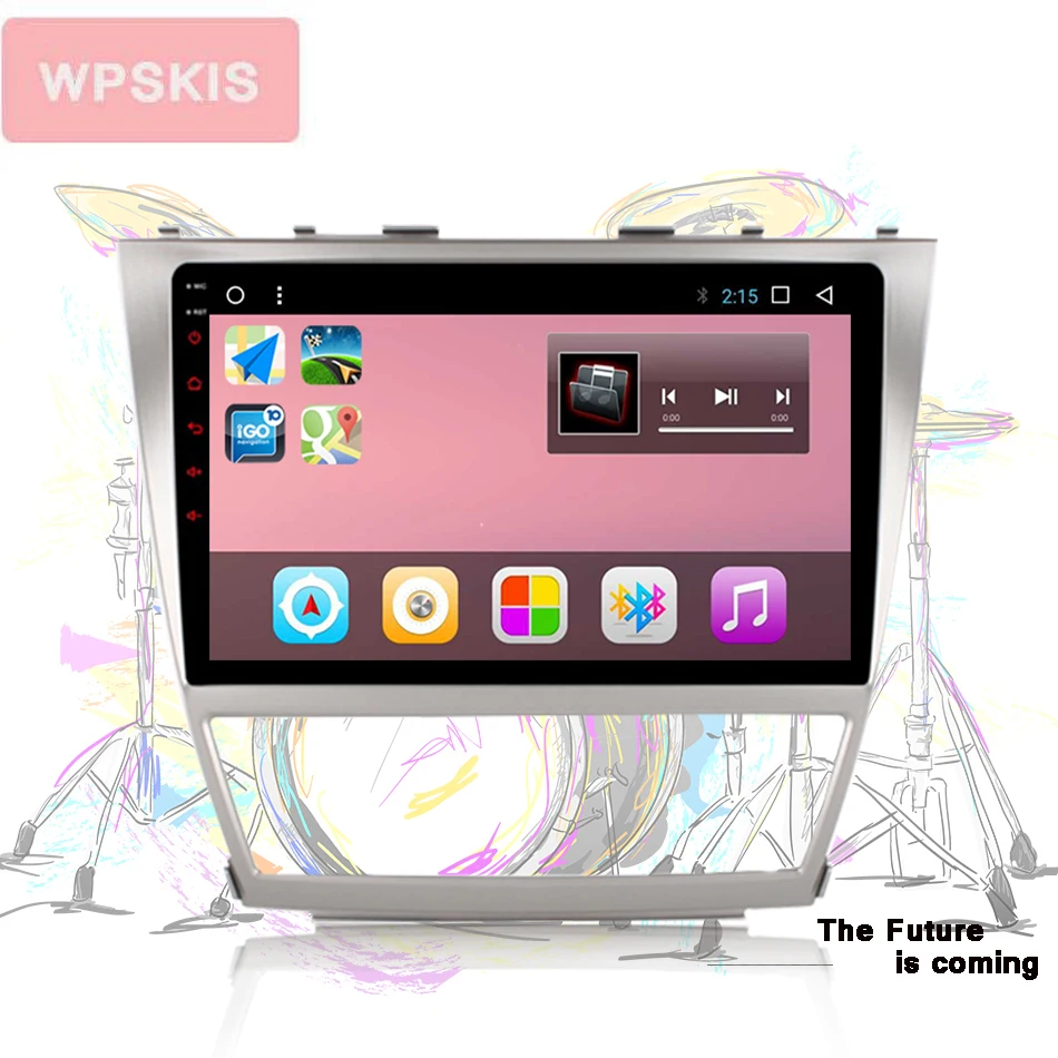 Автомагнитола 1280*720 2 Din Восьмиядерный процессор 10 1 дюймов Android 0 DVD GPS навигация для