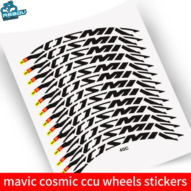 

Mavic Cosmic ccu 40 Road Bike Wheels Adhesive Stickers Matte Or Glossy Surface 700C Bicycles Wheels Decals