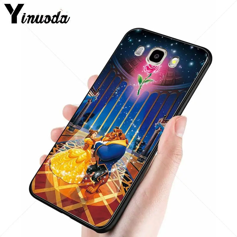 cartoon Beauty Beast Rose Princess Art Print