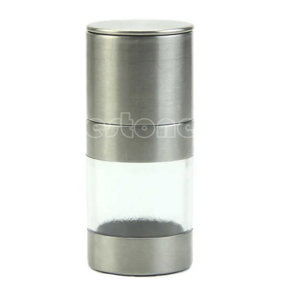 

Manual Stainless Steel Salt Pepper Mill Spice Sauce Grinder Muller Kitchen Tool
