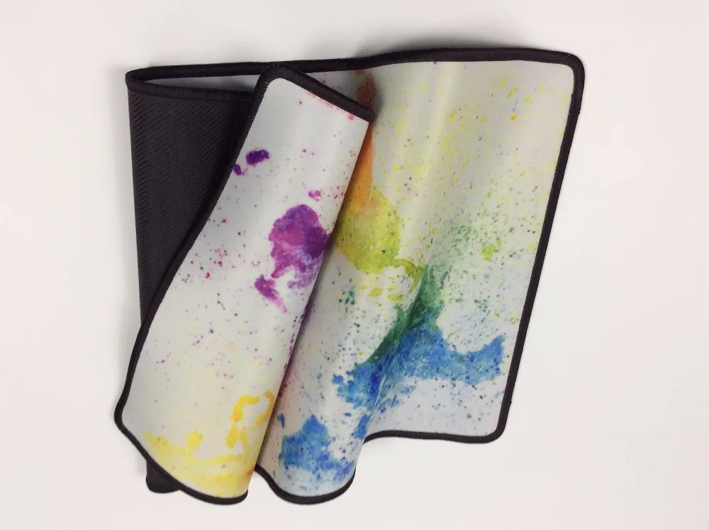  Mairuige Shop Watercolor Map MousePad Rubber Pad Mouse Mat Desk Pad Keyboard Pad for Dota CS Go Lea