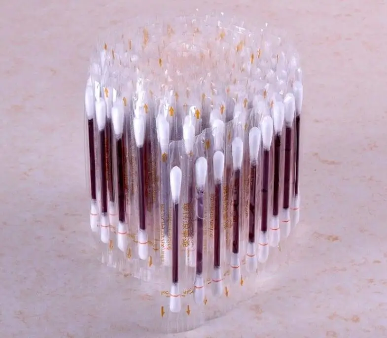 1000pcs/lot Disposable Medical Iodine Cotton Stick Iodine Disinfected