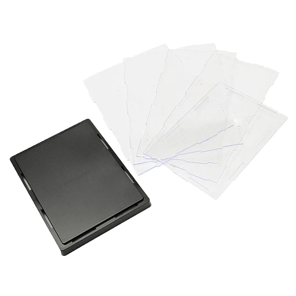 1 Clear Acrylic Display Box Dustproof Case for Kids Model Doll Toys Display Cube 20x10x10cm