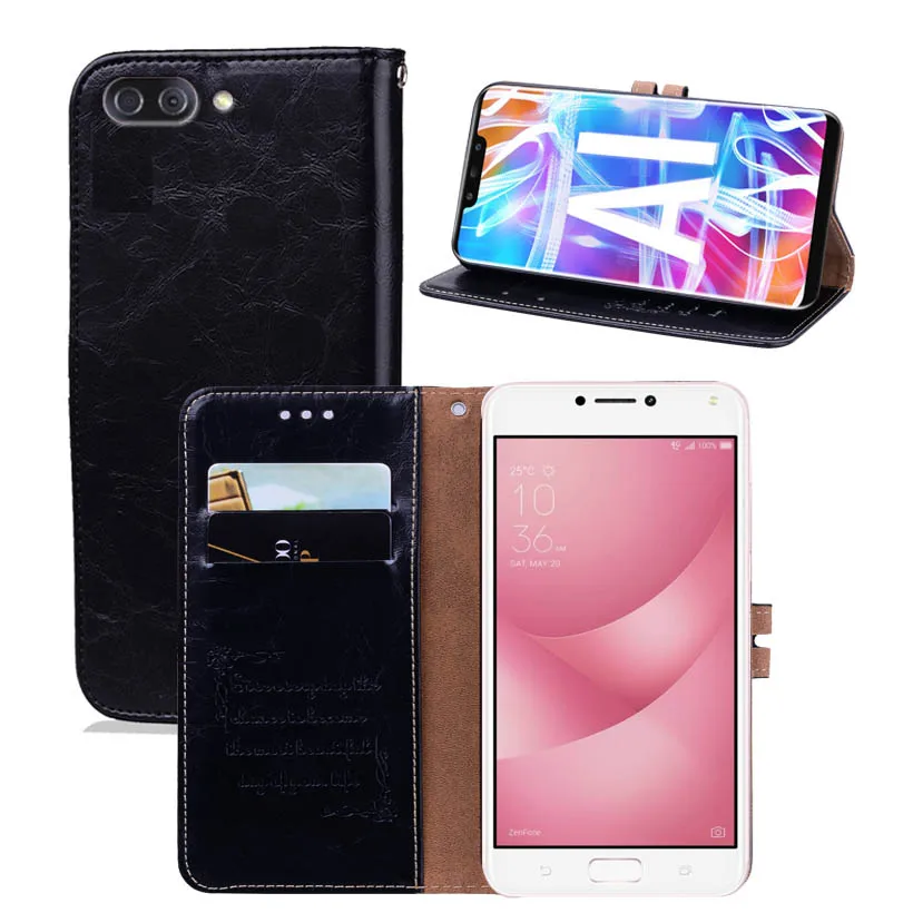 Новейший кошелек чехол для ASUS ZenFone 4 Max (ZC554KL) телефона задняя крышка 5 &quot100%
