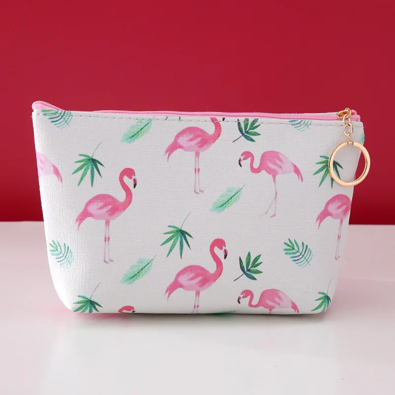 XZP Portable Pink Flamingo Makeup Bags Coin Storage Case Travel Make up PU Pouch Cute Cosmetic Bag For Women Toiletry Wash Bags XZP Portable Pink Flamingo Makeup Bags Coin Storage Case Travel Make up PU Pouch Cute Cosmetic Bag For Women Toiletry Wash Bags