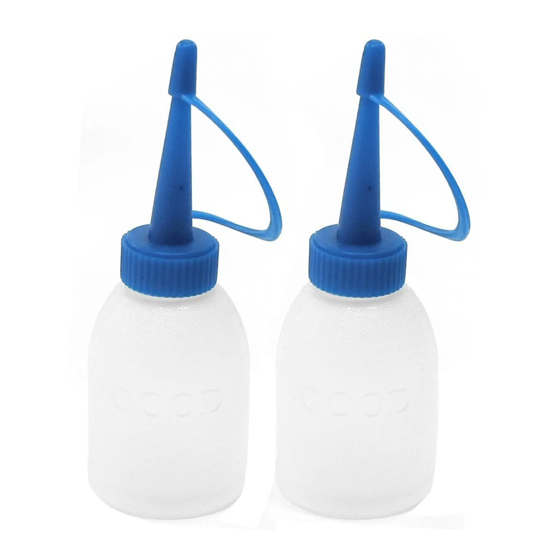 Clear White Plastic opening Industrial Sewing Machine oil bottle (blue)in Refillable Bottles