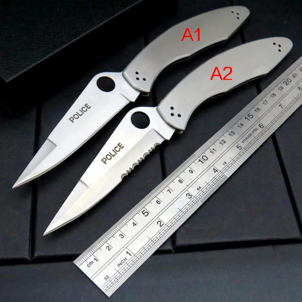 

Wizard Spider Series C07 POLICE Pocket Tactical Hunting Knife 9Cr18Mov Blade 60HRC G10 Handle Outdoor Survial Camping Knives