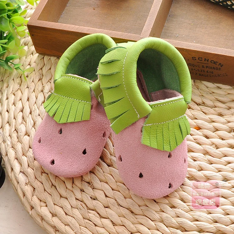 watermelon baby shoes