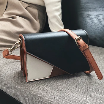 

Bags for women handbag designer 2020 new Korean version of the wild single shoulder slung fashion stitching small square