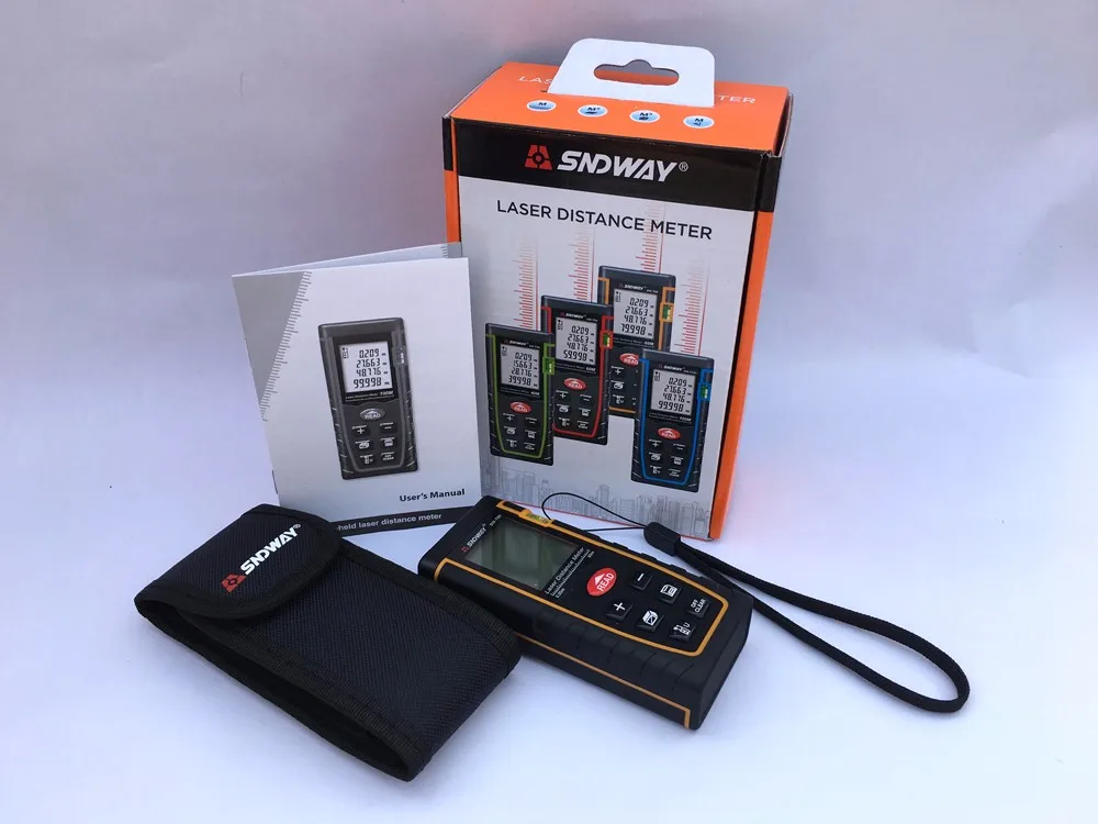 SNDWAY T80 laser distance meter rangefinder 80m 262ft trena laser Bubble level range finder Building measure tape tester Tools SNDWAY T80 laser distance meter rangefinder 80m 262ft trena laser Bubble level range finder Building measure tape tester Tools