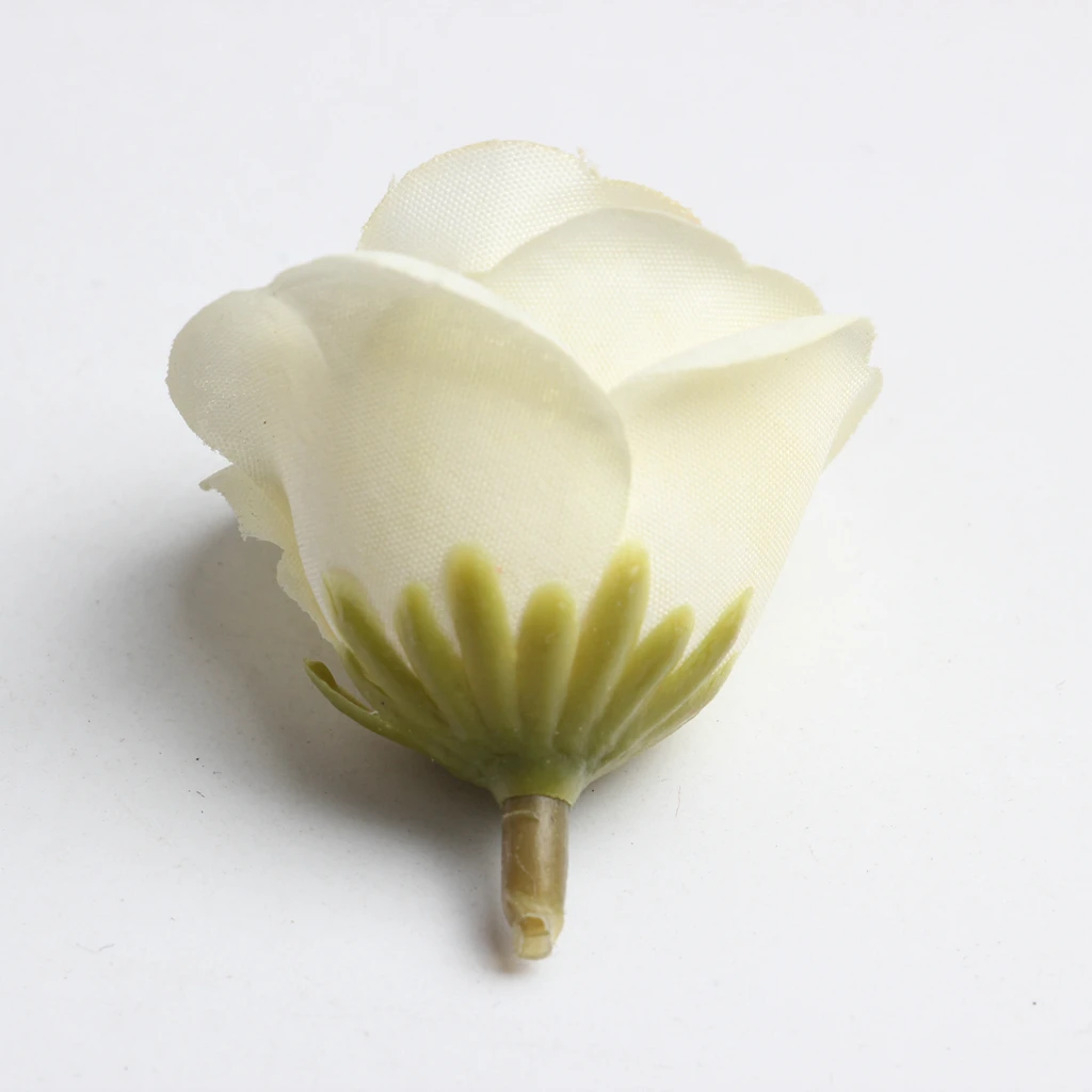 New Hot Sale 10pcs Decorative Artificial Silk Rose Flower Head for Wedding Party Home Decor Photo Albums DIY Hats Clothes Favors