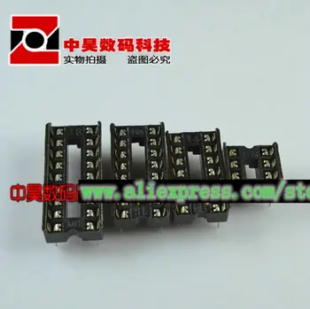 

10pcs/lot integrated socket 8-pin DIP IC socket DIP8 IC socket IC In Stock