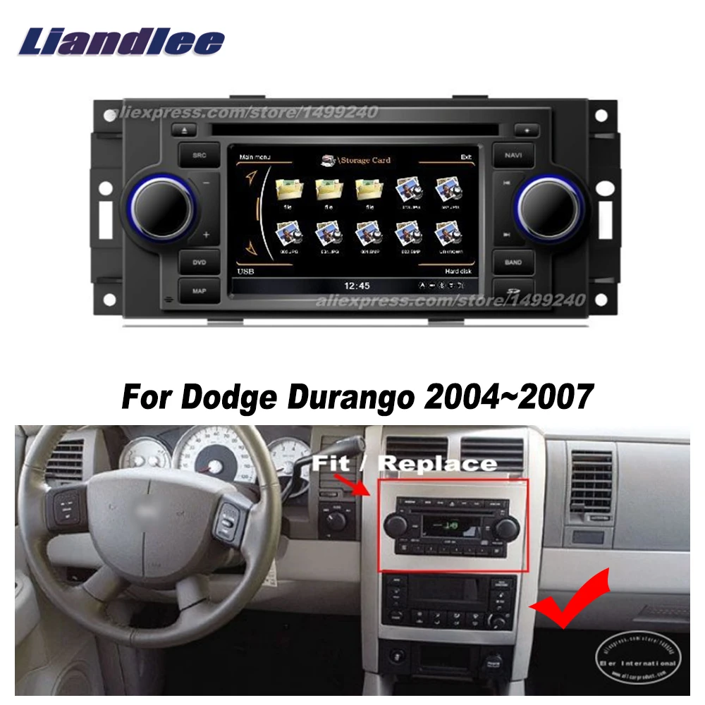 Liandlee Для Dodge Durango 2004~ 2007 автомобильный Android радио плеер gps NAVI карты HD сенсорный экран ТВ Мультимедиа CD DVD