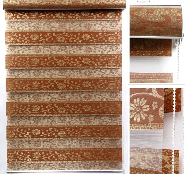 Gold chinese bomex style woven yarn pattern soft double layer roller