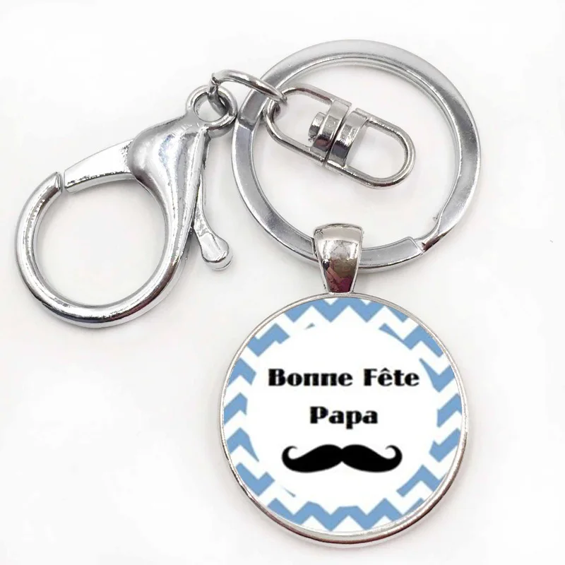 Новая мода je tɺime papa брелок Отцы подарки jɺi un super кольцо держатель для папы
