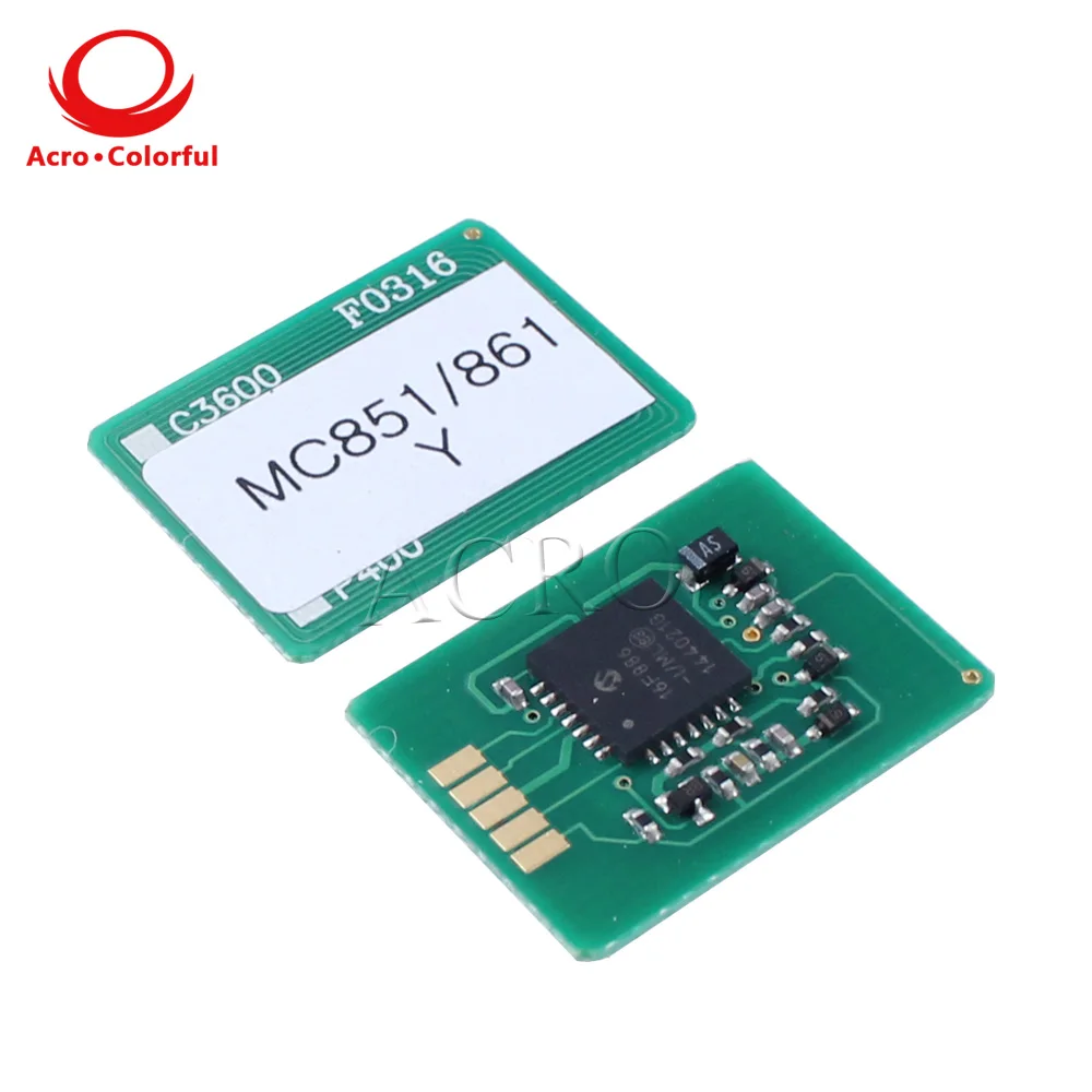 

44059256 44059255 44059254 44059253 Compatible Toner chip for OKI MC861 MFP EU laser printer copier cartridge refill