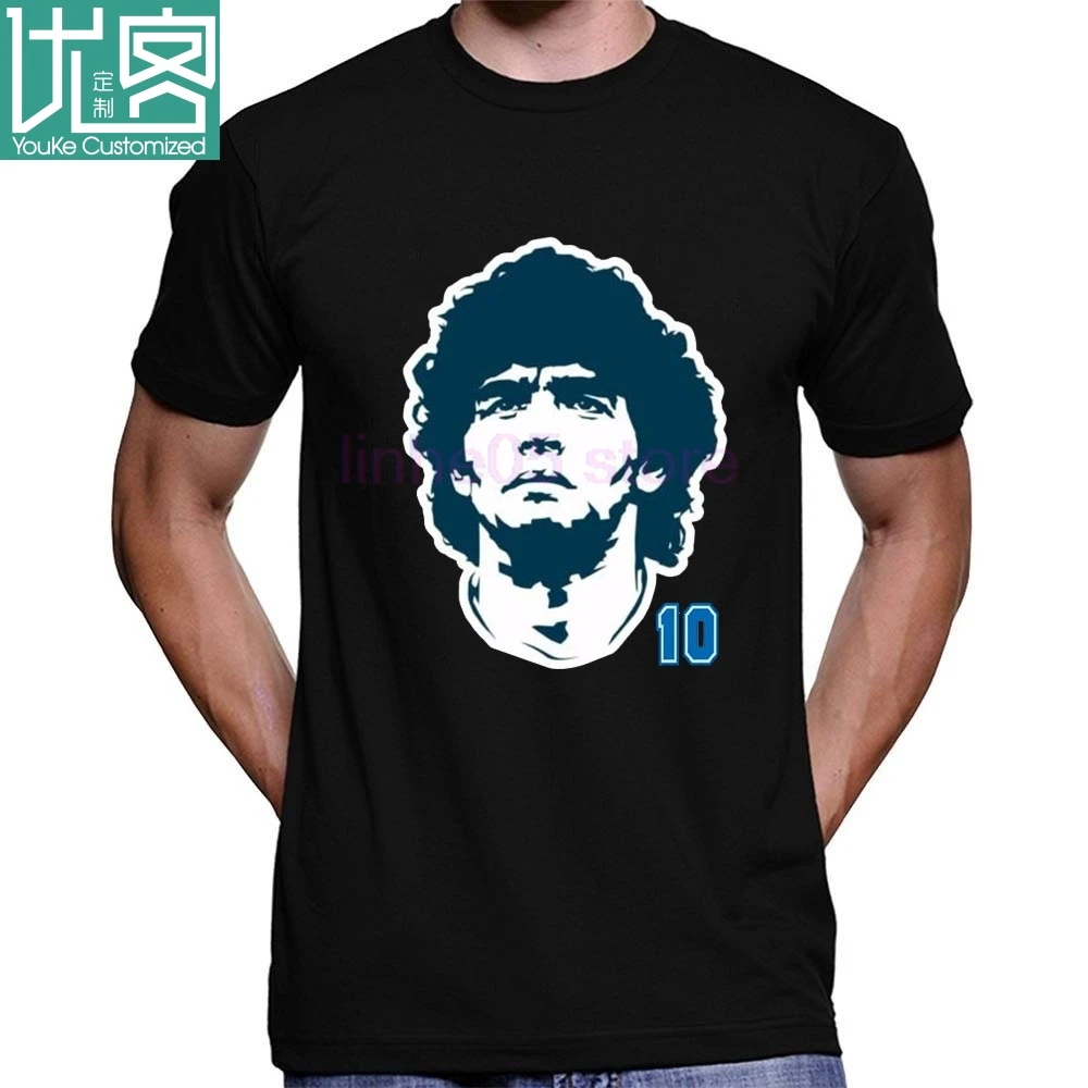Diego Armando Maradona крутая забавная дизайнерская футболка Повседневная летняя одежда