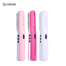 Портативный выпрямитель для волос щетка быстрый выпрямитель для волос гребень профессиональные приборы для личного ухода выпрямитель для волос с ЖК-дисплеем