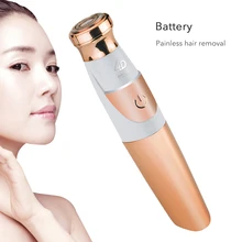 NoEnName_Null лобковые портативные бритвы для удаления волос Эпилятор с триммером для женщин перезаряжаемый мини безболезненный эпилятор