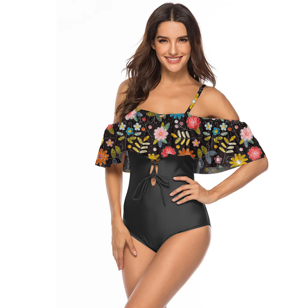 swimsuit 2019swimwear women one piece swimsuit push swimming suit for women swimsuit women bikini bathing suit women #@F