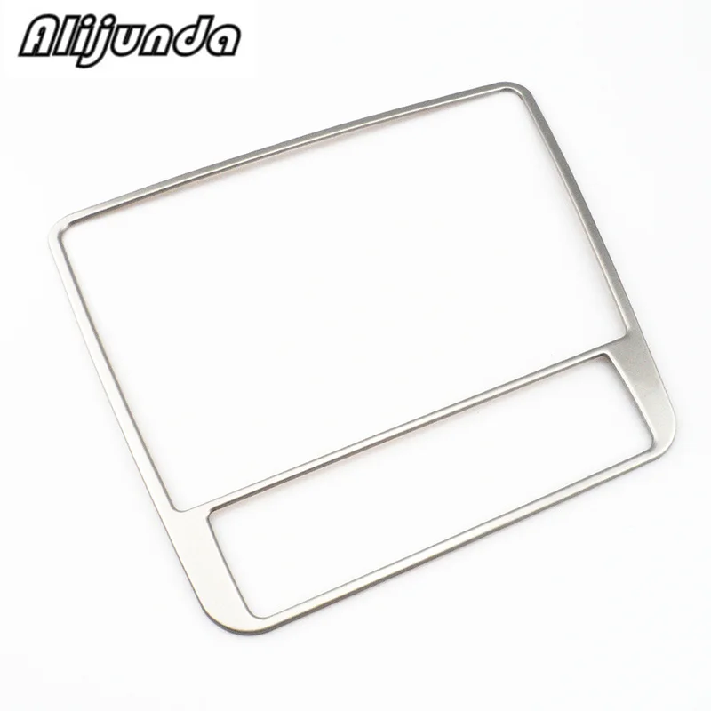 

Storage box frame trim cover sticker decoration stainless steel auto accessories for Volkswagen VW tiguan 2010-2014