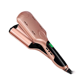 

Three Tube Hair Curler Triple Barrel Deep Wave Water Ripple Egg Rolls Hair Curling Hair Styling Tool(Gold 32Mm Us Plug)