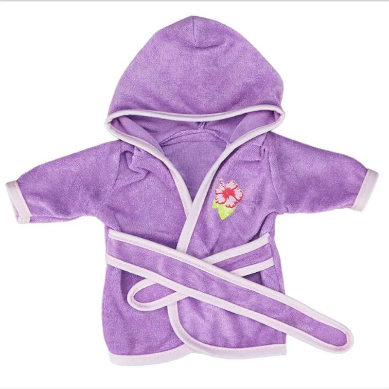 

Doll Clothes Accessories Fit 18 inch 43cm Born New Baby Purple doll pajamas Red Star Sunflower Bee Clothes Suit For Baby Gift