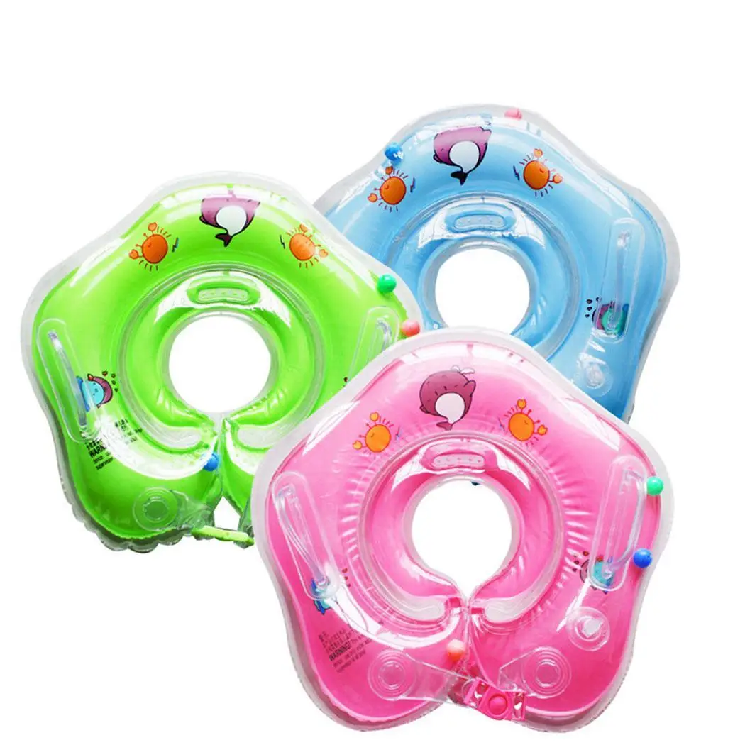 Baby Swim Neck Ring Infant Float Newborns Safety Swimming Accessories