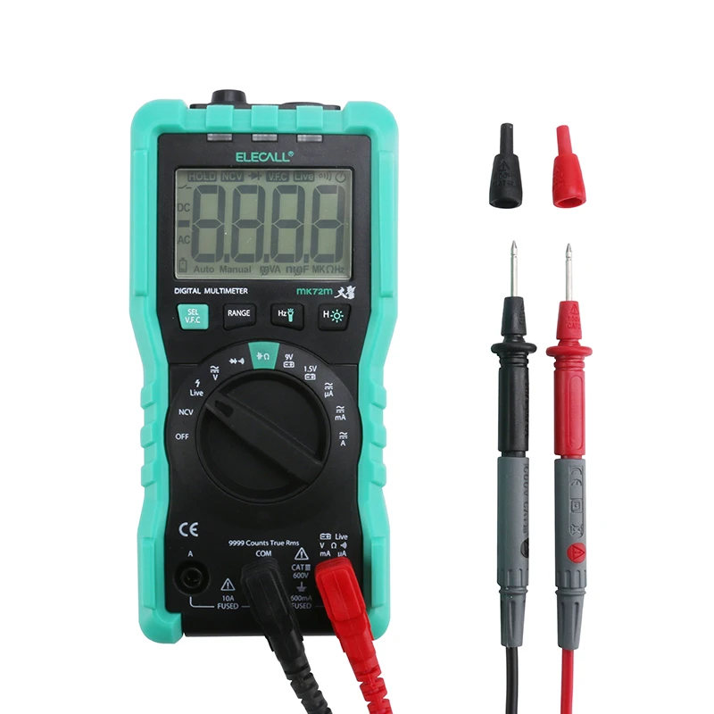 Мини мультиметр ELECALL MK72M цифровой Многофункциональный тестер сопротивления