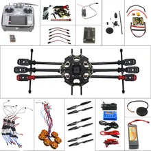 Полный беспилотные вертолеты самолет комплект Таро 680PRO рамка 700KV мотор Радиолинк с GPS и APM 2,8 полет Управление AT10 передатчик F07807-A