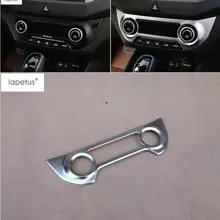 Lapetus Accessori Per Hyundai Creta IX25 2015 2016 2017 Aria Condizionata Interruttore di Controllo Regolare Decorazione di Stampaggio Kit di Copertura Trim