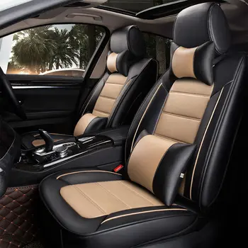 

car cushion set pu leather auto mats for AUDI A4L A6L Q3 Q5 Q7 A7 A3 BMW 320i 328li 316i Mini One benz GLK300 C200L GLK260 C180L