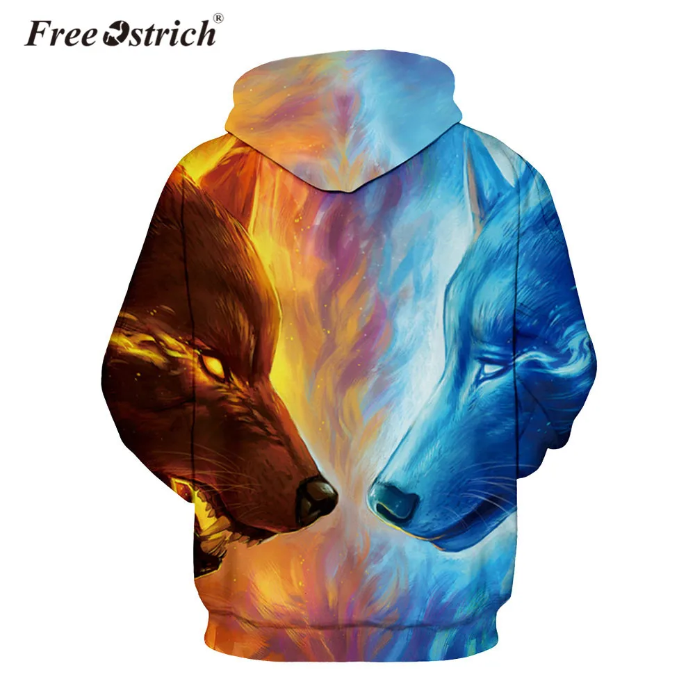 Худи в стиле Харадзюку С Длинным Рукавом и 3D принтом животных|sudaderas mujer|hoodie