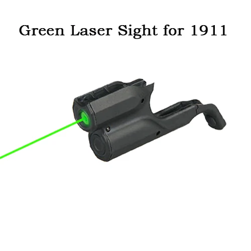 New Military Tactical Green Laser Pointer Green Laser Sight With Switch For 1911 Airsoft Gun ...