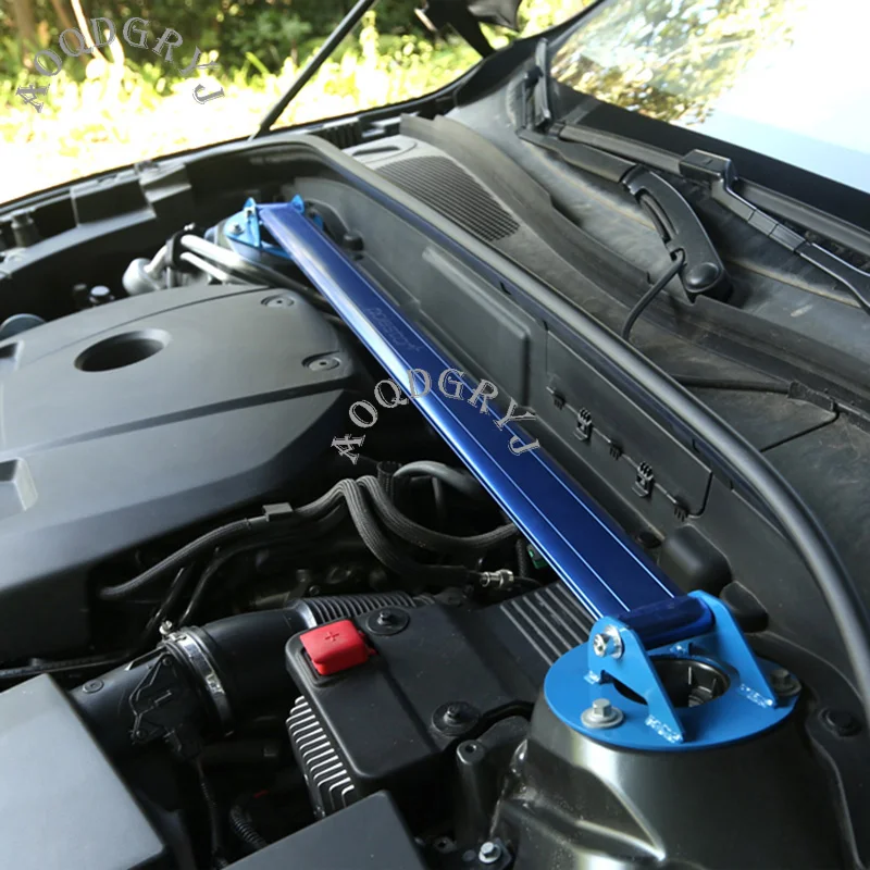  1 Pcs Car Styling Fit For Volvo XC60 2018 2019 Metal Front Tension Rod Support Bar Auto Part