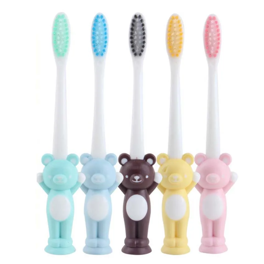 2Pcs Baby Training Toothbrush Teether Children's Wash Tooth Brush Soft