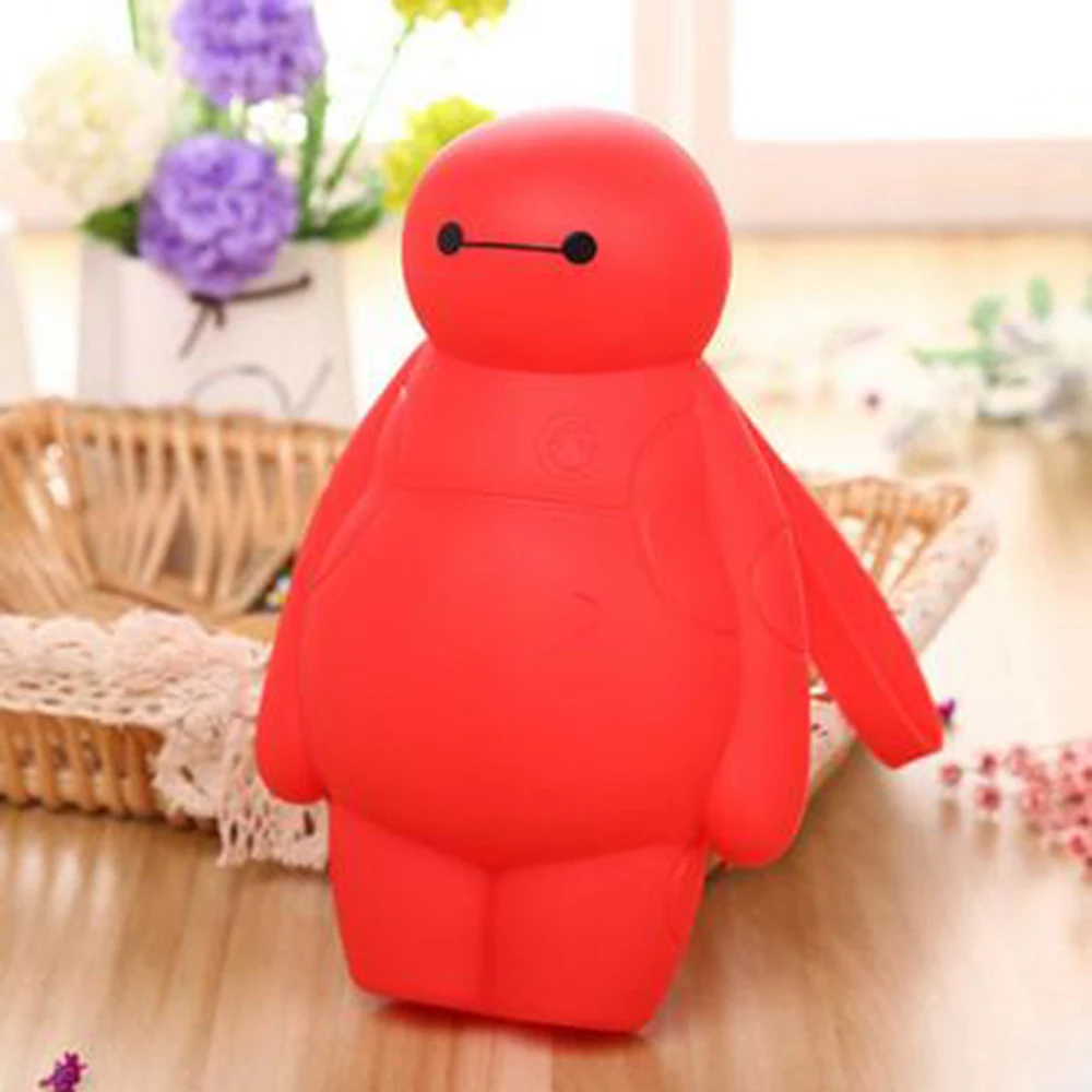 Силиконовые Большой Герой 6 Baymax кавайные пеналы Multi функциональная Канцелярия