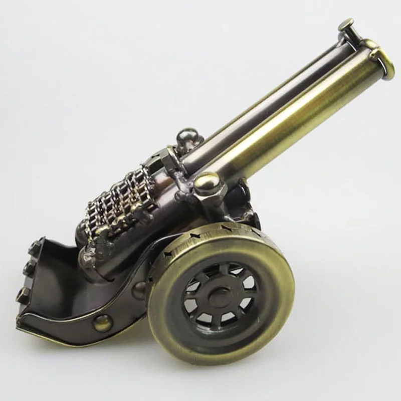 Metal Craft Tank Model Creative Artificial Cannon Trench