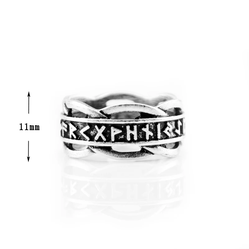 

1pc Handmade Viking Rune Rings Jewelry Men Women Punk Gothic Ring