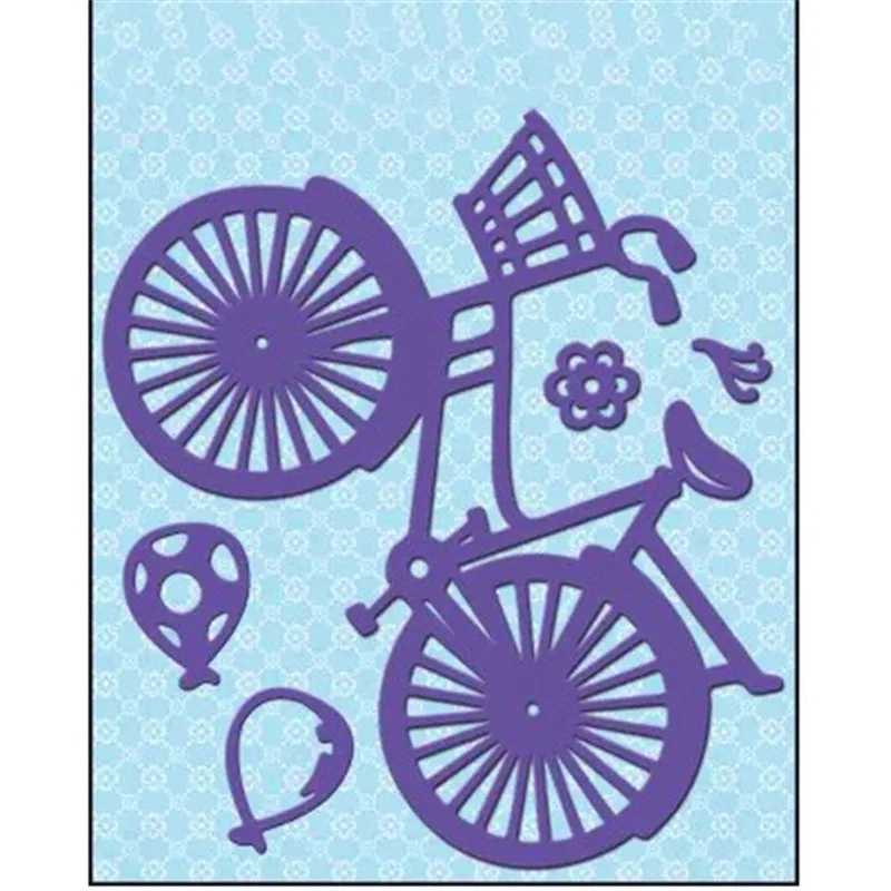 

YaMinSanNiO Bicycle Metal Cutting Dies New 2019 for Scrapbooking Card Making Album Embossing Stencil Diecut Paper Craft